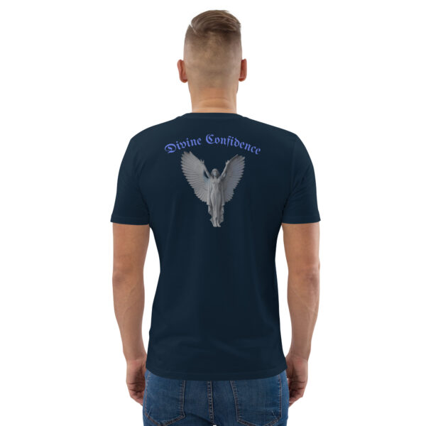 unisex-organic-cotton-t-shirt-french-navy-back-2-68b74a1bbd080.jpg Divine Confidence organic cotton t-shirt