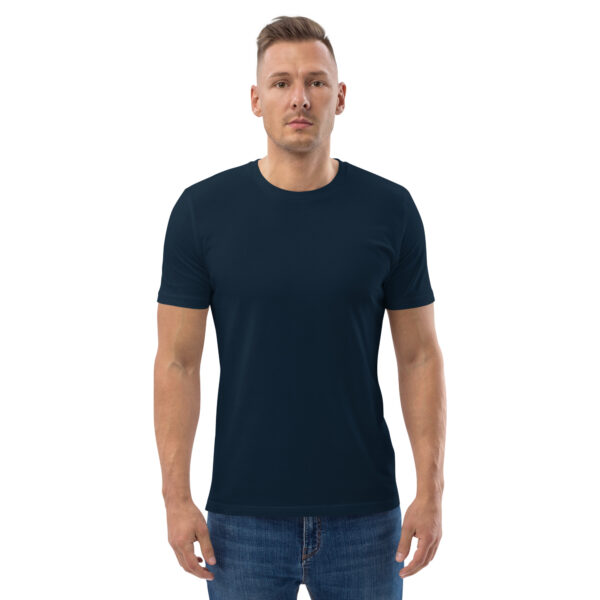 unisex-organic-cotton-t-shirt-french-navy-front-2-68b74a1bbf09e.jpg Divine Confidence organic cotton t-shirt