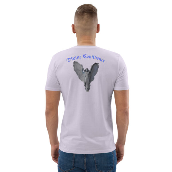 unisex-organic-cotton-t-shirt-lavender-back-2-68b74a1bd05ec.jpg Divine Confidence organic cotton t-shirt