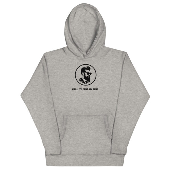 cotton-heritage-m2580-i-unisex-premium-pullover-hoodie-carbon-grey-front-68e9393d0f230.jpg Chill, It Is Just My Aura Hoodie