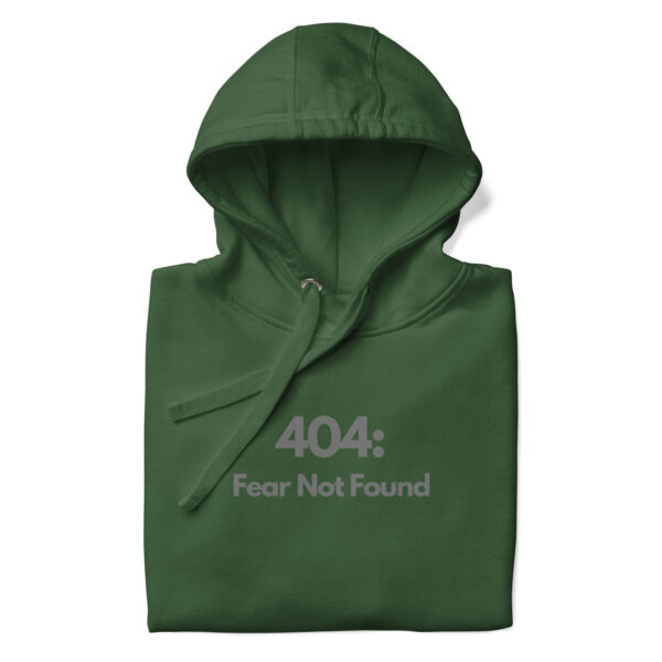 cotton-heritage-m2580-i-unisex-premium-pullover-hoodie-forest-green-front-68f614b31a48e.jpg 404: Fear Not Found Hoodie