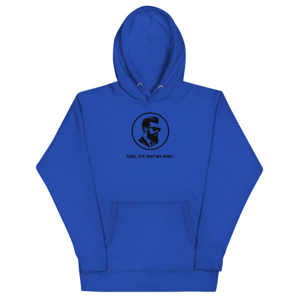 cotton-heritage-m2580-i-unisex-premium-pullover-hoodie-team-royal-front-68e9393d01402.jpg Chill, It Is Just My Aura Hoodie
