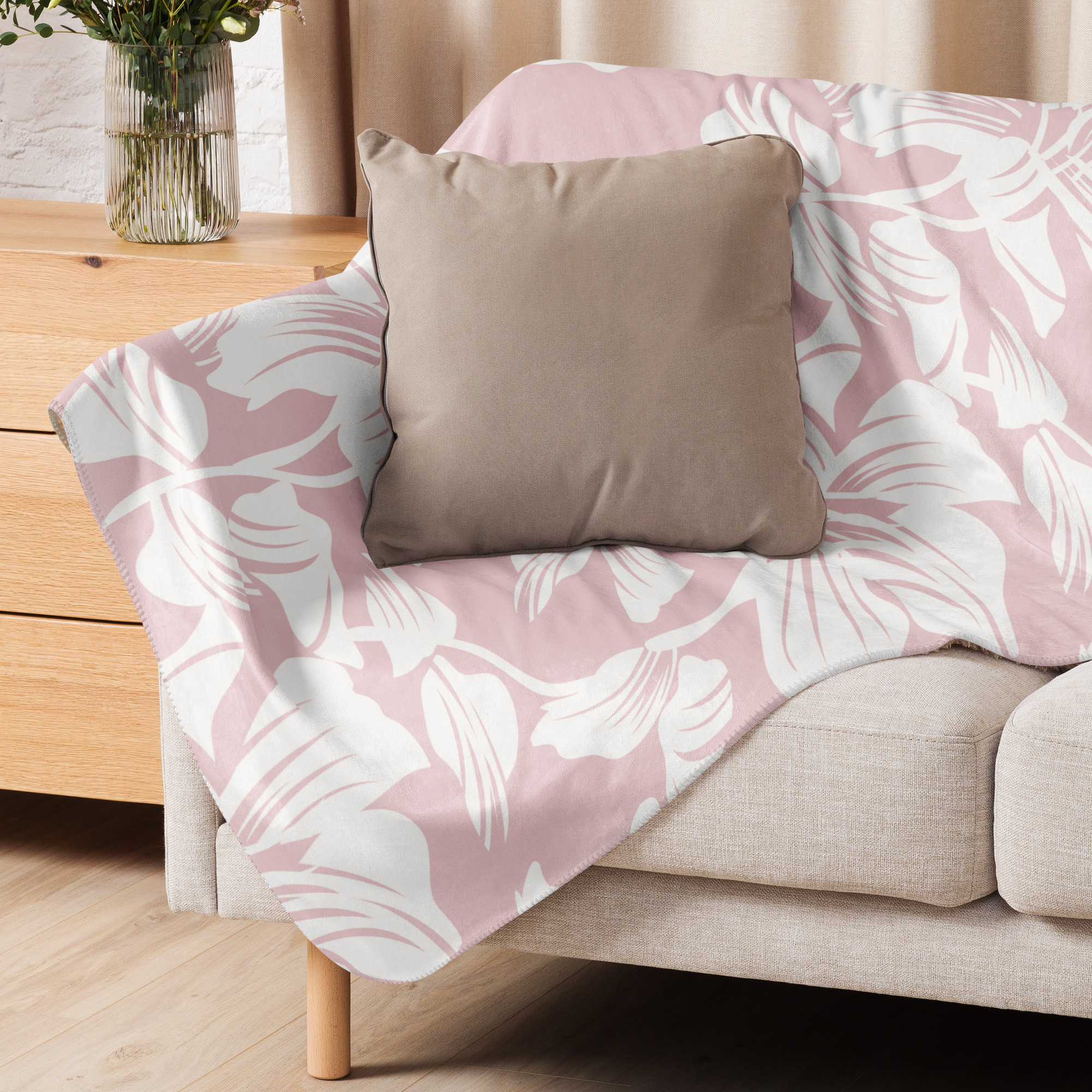 Rosé Haze Blanket Sherpa Blanket