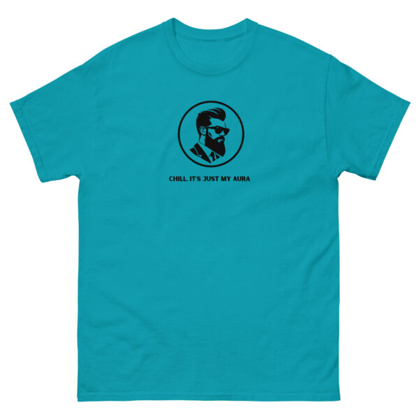 unisex-classic-tee-tropical-blue-front-68e8c80426fc2.jpg Chill, It’s Just My Aura Classic Tee