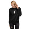 unisex-premium-sweatshirt-black-front-68e9326639bf0.jpg Mind Your Own Carrot Premium Sweatshirt