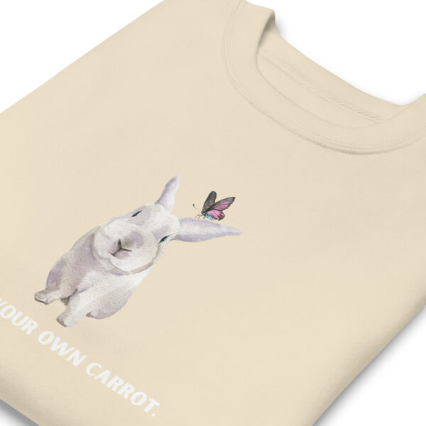 unisex-premium-sweatshirt-bone-zoomed-in-68e932666d9ed.jpg Mind Your Own Carrot Premium Sweatshirt