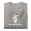 unisex-premium-sweatshirt-carbon-grey-front-68e932666565c.jpg Mind Your Own Carrot Premium Sweatshirt