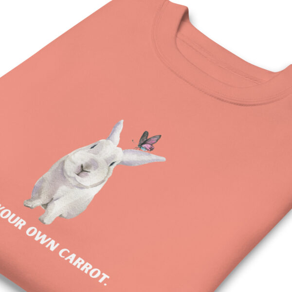 unisex-premium-sweatshirt-dusty-rose-zoomed-in-68e9326653219.jpg Mind Your Own Carrot Premium Sweatshirt