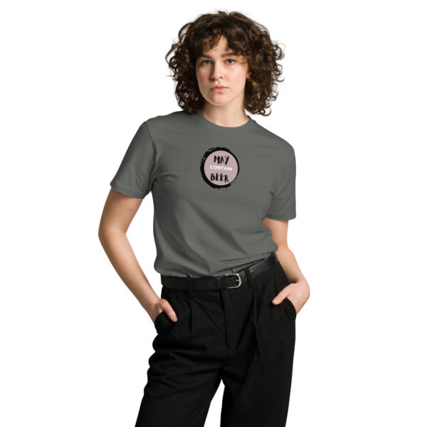unisex-premium-t-shirt-charcoal-front-68e56b447eaad.jpg May Contain Beer premium t-shirt