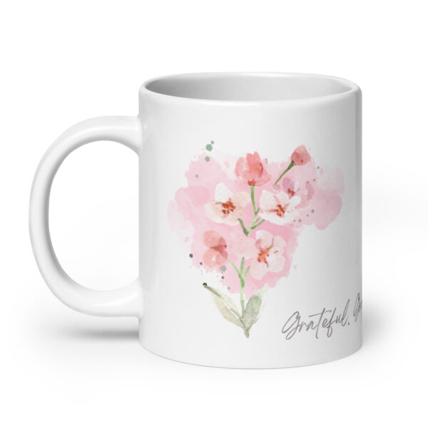 white-glossy-mug-white-20-oz-handle-on-left-68e8cb4baf8c8.jpg Grateful. Grounded. Glowing Glossy Mug