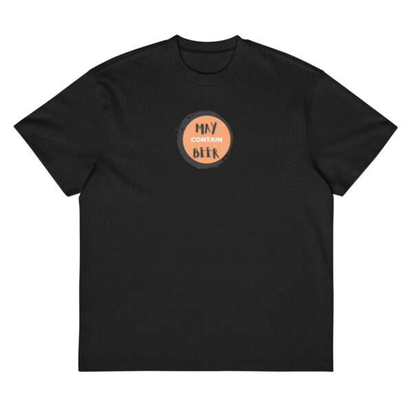 mens-box-tee-black-front-690c4b6c1a9e2.jpg May Contain Beer Men’s Box Tee
