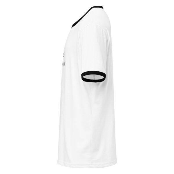 unisex-ringer-t-shirt-white-black-left-690e33f4eb04a.jpg Unpredictable Ringer T-shirt