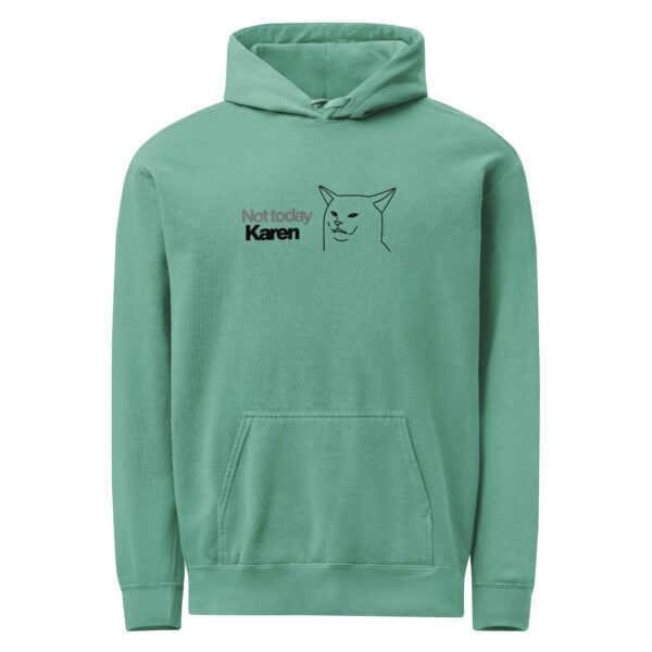 unisex-garment-dyed-hooded-sweatshirt-i-comfort-colors-1567-seafoam-front-69383e2bd99c0.jpg Not Today Garment-dyed Hoodie