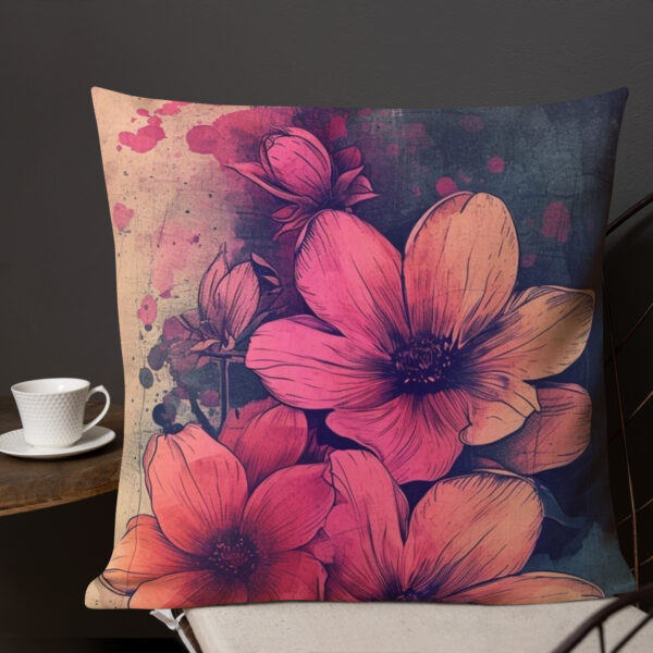 all-over-print-premium-pillow-22x22-front-lifestyle-3-69f1a112cd06e.jpg Painted Bloom Premium Pillow