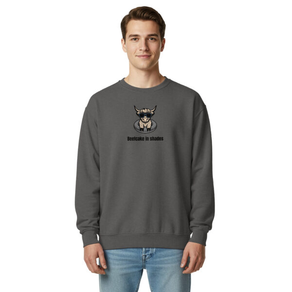 Beefcake In Shades Garment-dyed Sweatshirt Beefcake In Shades Garment-dyed Sweatshirt