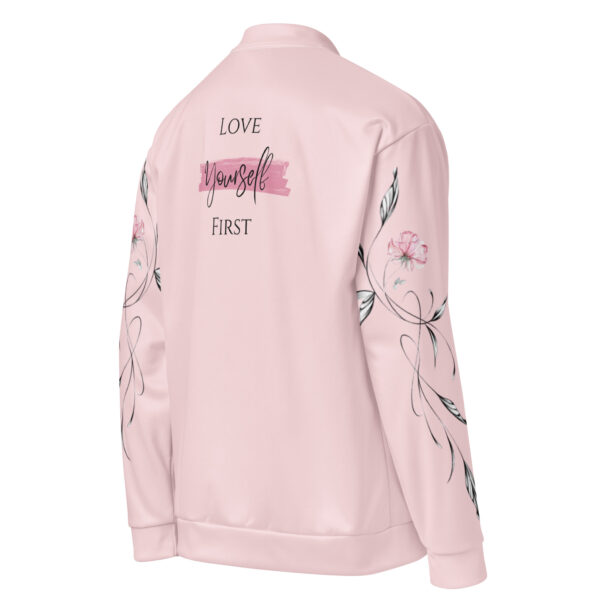 all-over-print-unisex-bomber-jacket-white-right-back-69f6b675a2dfb.jpg Love Yourself First Bomber Jacket